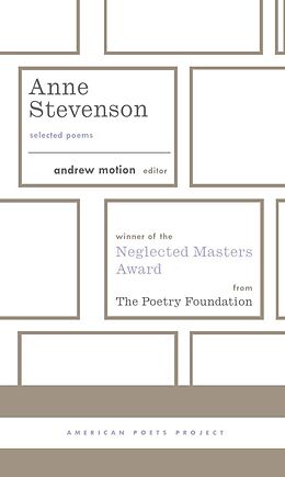 Livre Relié Anne Stevenson: Selected Poems de Anne Stevenson, Andrew Motion