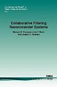 Couverture cartonnée Collaborative Filtering Recommender Systems de Michael D. Ekstrand, John T. Riedl, Joseph A. Konstan