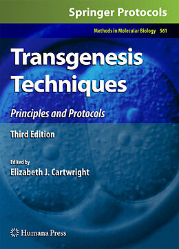 Fester Einband Transgenesis Techniques von 