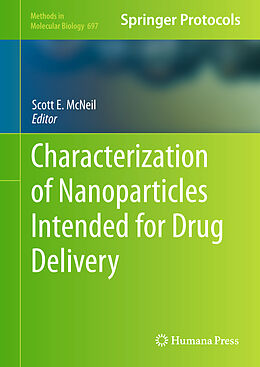 Fester Einband Characterization of Nanoparticles Intended for Drug Delivery von 