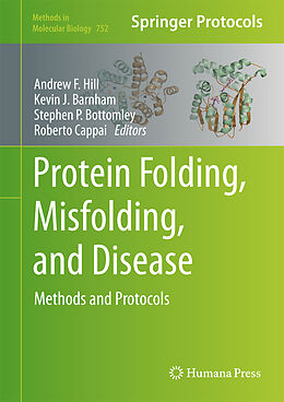 Fester Einband Protein Folding, Misfolding, and Disease von 
