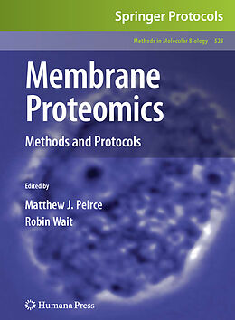 Fester Einband Membrane Proteomics von 