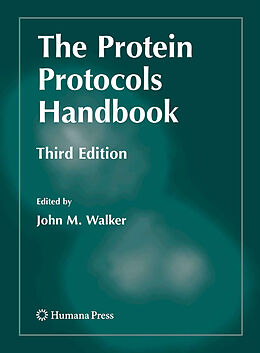 Couverture cartonnée The Protein Protocols Handbook de 