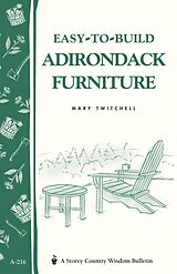 eBook (epub) Easy-to-Build Adirondack Furniture de Mary Twitchell