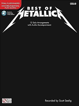 Kartonierter Einband Best of Metallica for Cello Book/Online Audio von Metallica (CRT)