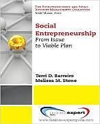 Kartonierter Einband Social Entrepreneurship von Terri D. Barreiro