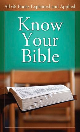 eBook (epub) Know Your Bible de Paul Kent