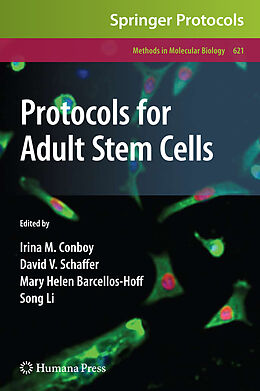 Fester Einband Protocols for Adult Stem Cells von 