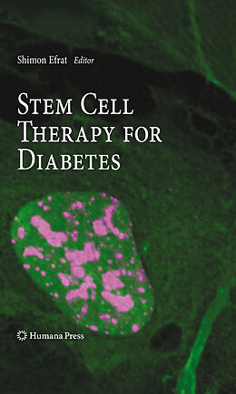 Livre Relié Stem Cell Therapy for Diabetes de 