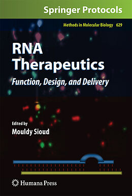 Fester Einband RNA Therapeutics von 