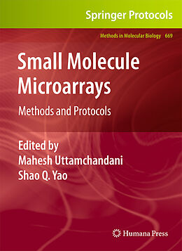 Fester Einband Small Molecule Microarrays von 