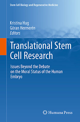 Livre Relié Translational Stem Cell Research de 