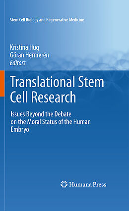 eBook (pdf) Translational Stem Cell Research de Göran Hermerén, Kristina Hug