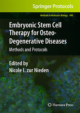 Fester Einband Embryonic Stem Cell Therapy for Osteo-Degenerative Diseases von 
