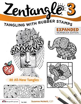 eBook (epub) Zentangle 3, Expanded Workbook Edition de Suzanne Mcneill