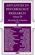 E-Book (pdf) Advances in Psychology Research. Volume 59 von 