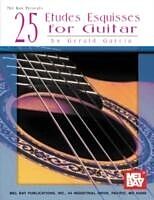 eBook (pdf) 25 Etudes Esquisses for Guitar de Gerald Garcia