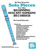 eBook (pdf) Solo Pieces for the Beginning Descant/Soprano Recorder de Costel Puscoiu