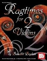 eBook (pdf) Ragtimes For 2 Violins de Benedikt Brydern