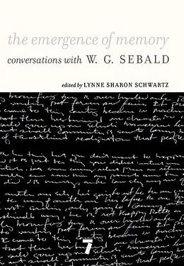 E-Book (epub) The Emergence of Memory von W. G. Sebald