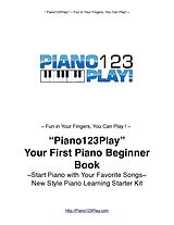 eBook (epub) &quote;Piano123Play!&quote; Your First Piano Beginner Book de Waka Shinko