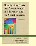 E-Book (epub) Handbook of Tests and Measurement in Education and the Social Sciences von Paula E. Lester, Deborah Inman, Lloyd K. Bishop
