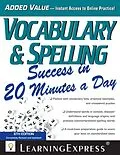 E-Book (epub) Vocabulary & Spelling Success in 20 Minutes a Day von Llc LearningExpress