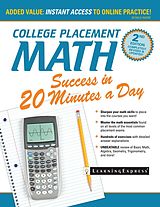 eBook (epub) College Placement Math Success in 20 Minutes a Day de 