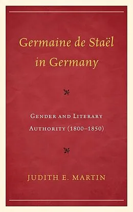 E-Book (epub) Germaine de Staël in Germany von Judith E. Martin