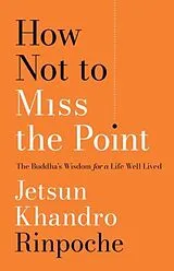 Kartonierter Einband How Not to Miss the Point von Jetsun Khandro Rinpoche