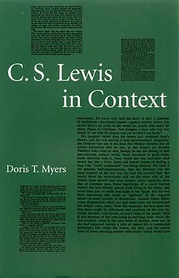 E-Book (pdf) C. S. Lewis in Context von Doris T. Myers