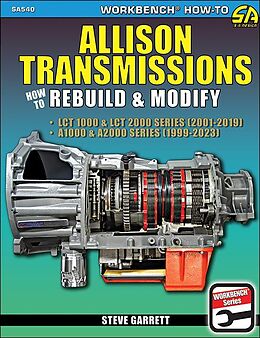 eBook (epub) Allison Transmissions: How to Rebuild & Modify de Steve Garrett