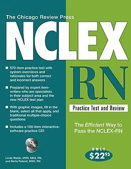 E-Book (epub) Chicago Review Press NCLEX-RN Practice Test and Review von Linda Waide