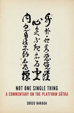 E-Book (epub) Not One Single Thing von Shodo Harada