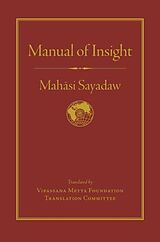 Livre Relié Manual of Insight de Mahasi Sayadaw