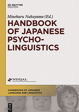 eBook (pdf) Handbook of Japanese Psycholinguistics de 