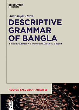Livre Relié Descriptive Grammar of Bangla de Anne Boyle David