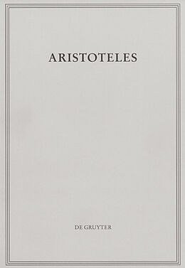 E-Book (pdf) Aristoteles: Aristoteles Werke / Peri hermeneias von Aristoteles