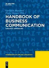Fester Einband Handbook of Business Communication von