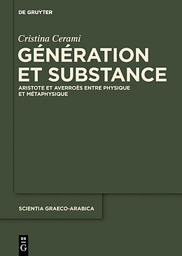 eBook (pdf) Génération et Substance de Cristina Cerami