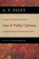 eBook (epub) Lectures on the Relation between Law and Public Opinion in England during the Nineteenth Century de A. V. Dicey