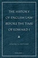 eBook (epub) History of English Law before the Time of Edward I de Frederic William Maitland