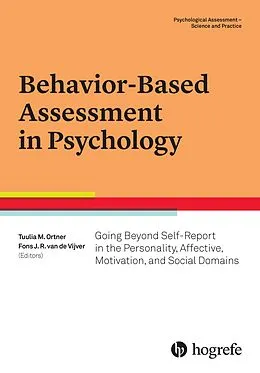 E-Book (pdf) Behavior-Based Assessment in Psychology von Tuulia M. Ortner, Fons J.R. van de Vijver