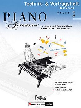 Nancy Faber Notenblätter Piano Adventures Stufe 3 - Technik- und Vortragsheft Band 2