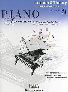  Notenblätter Piano Adventures All-In-Two Level 2A Lesson/Theory (+Online Audio)