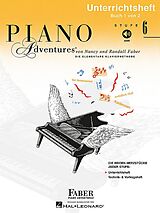 Nancy Faber Notenblätter Piano Adventures - Unterrichtsheft Stufe 6