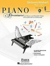 Nancy Faber Notenblätter Piano Adventures - Unterrichtsheft Stufe 6