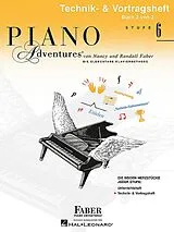 Nancy Faber Notenblätter Piano Adventures - Technik- und Vortragsheft Stufe 6
