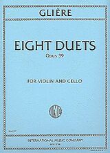 Reinhold Glière Notenblätter 8 duets op.39