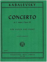 Dmitri Kabalewski Notenblätter Concerto C major op.48